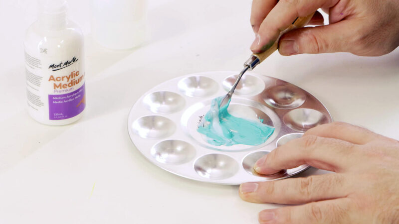 Rozcieńczanie farb akrylowych